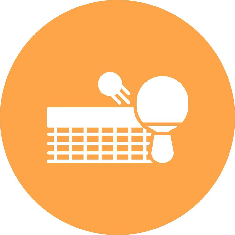 Ping Pong Creative Icon Design vector