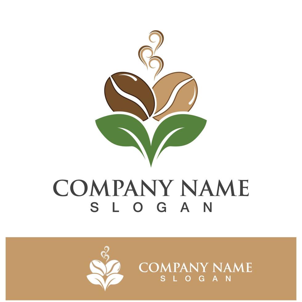 coffee bean icon vector
