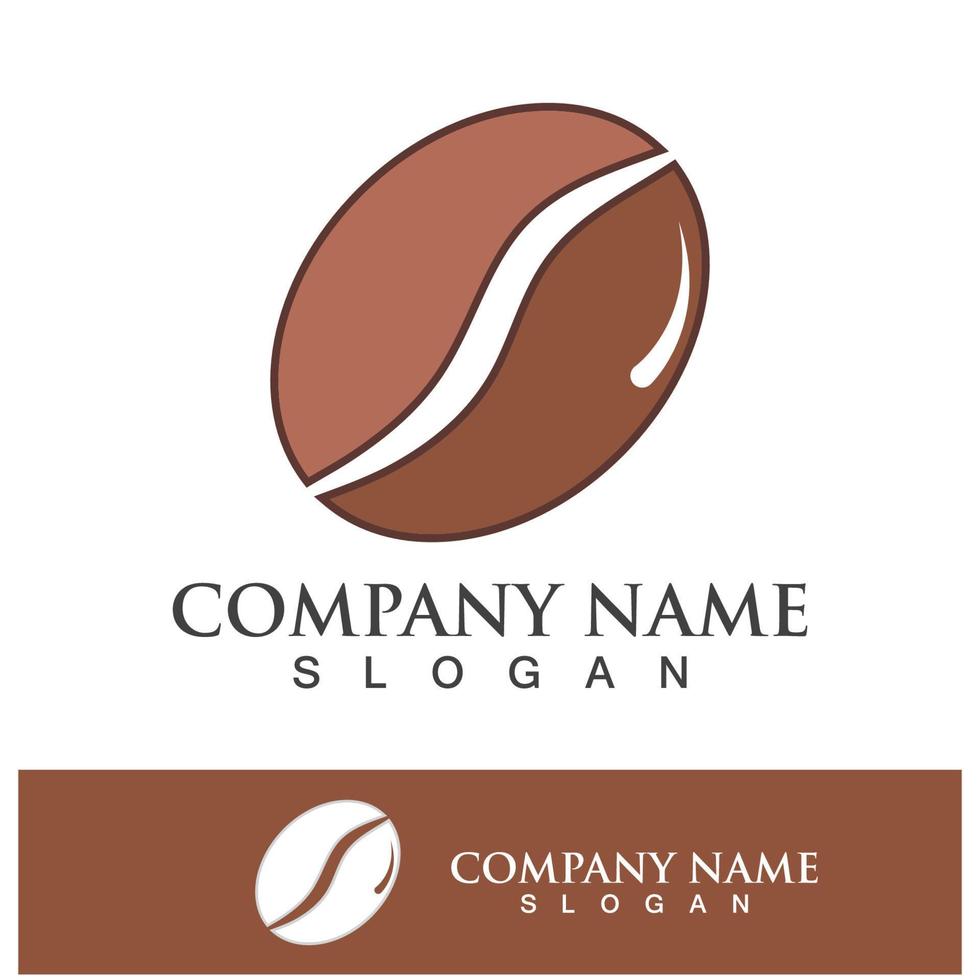 coffee bean icon vector