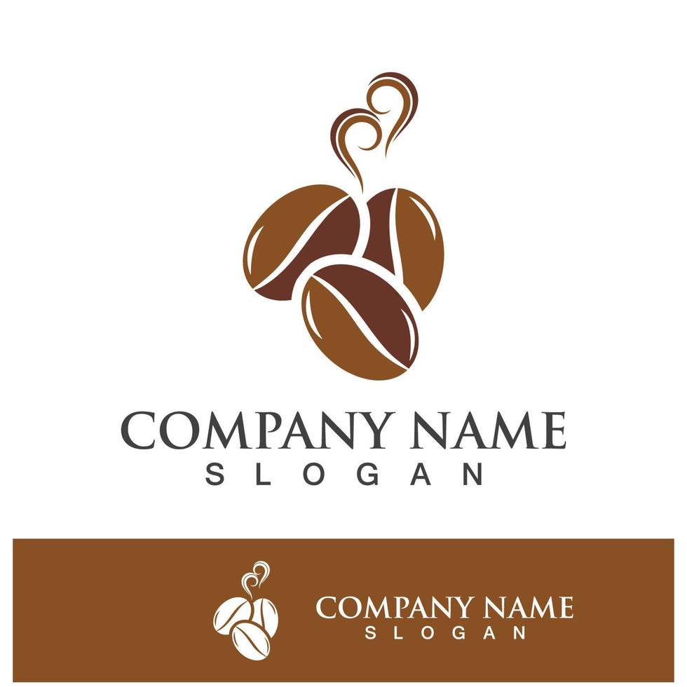 coffee bean icon vector