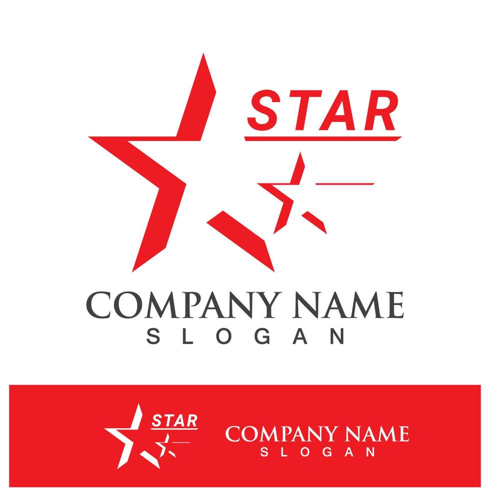 Star icon template design vector
