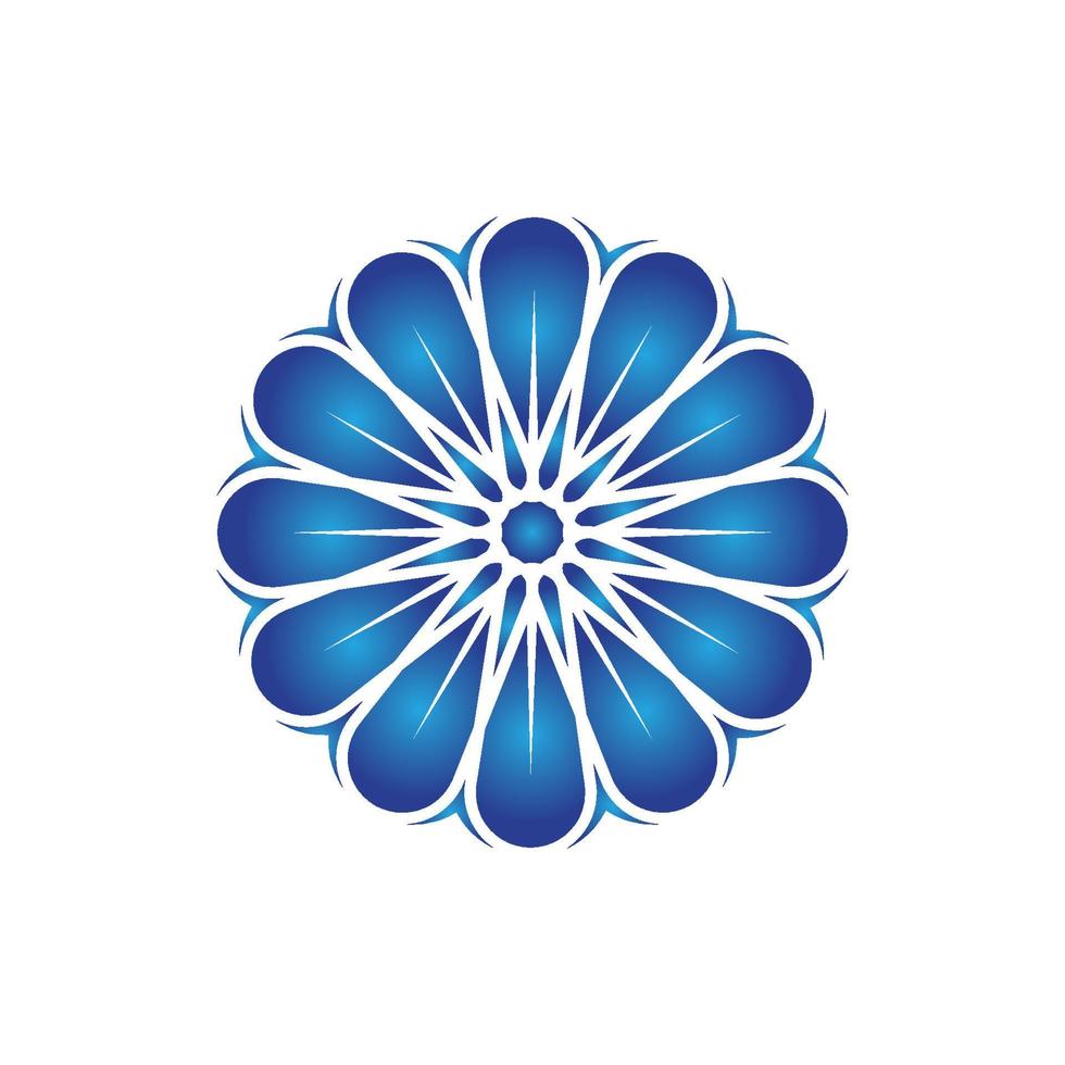 Flower vector icon design