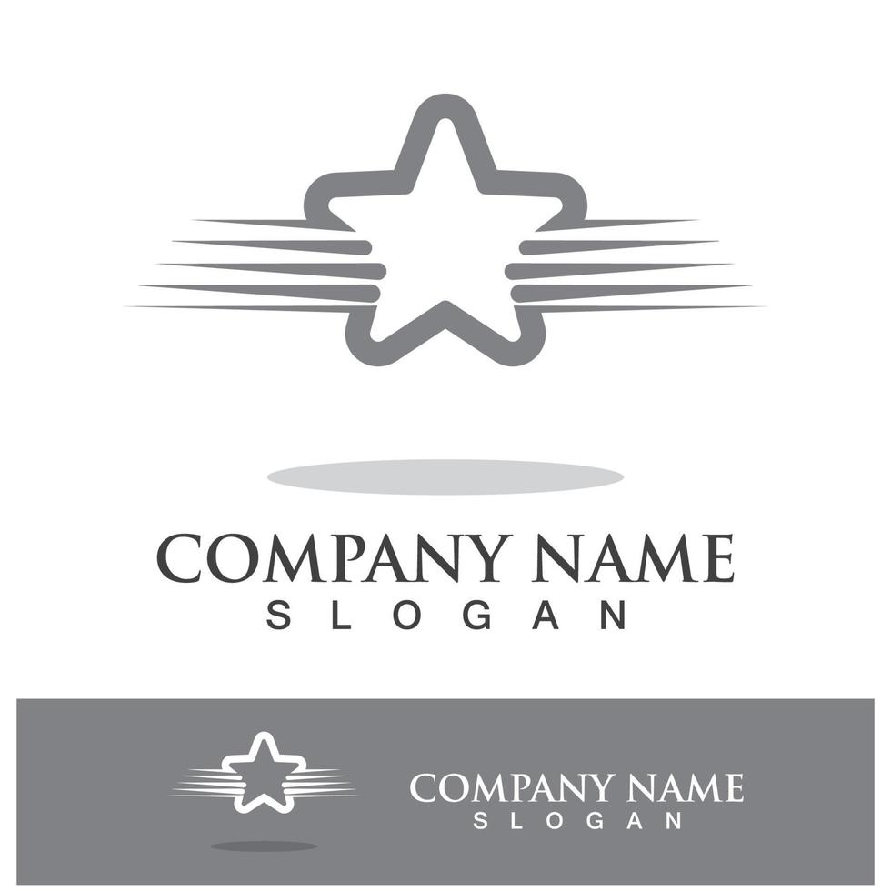 Star icon template design vector