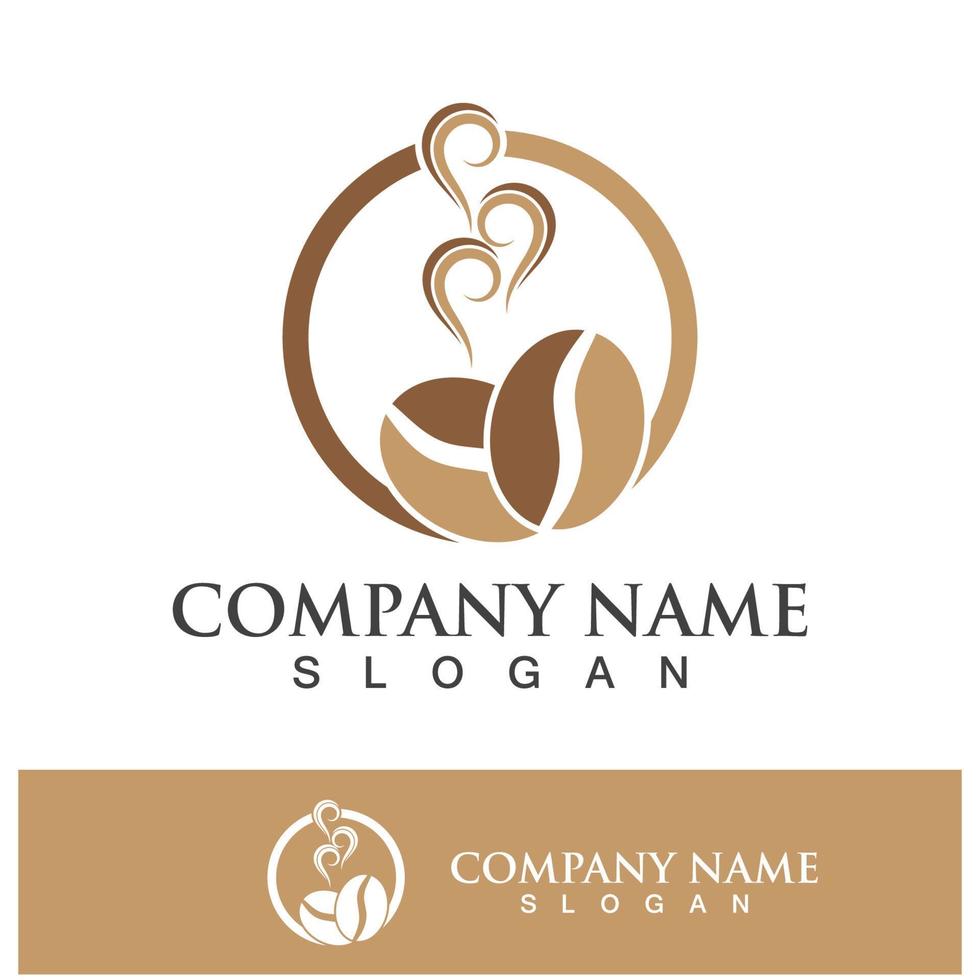 coffee bean icon vector