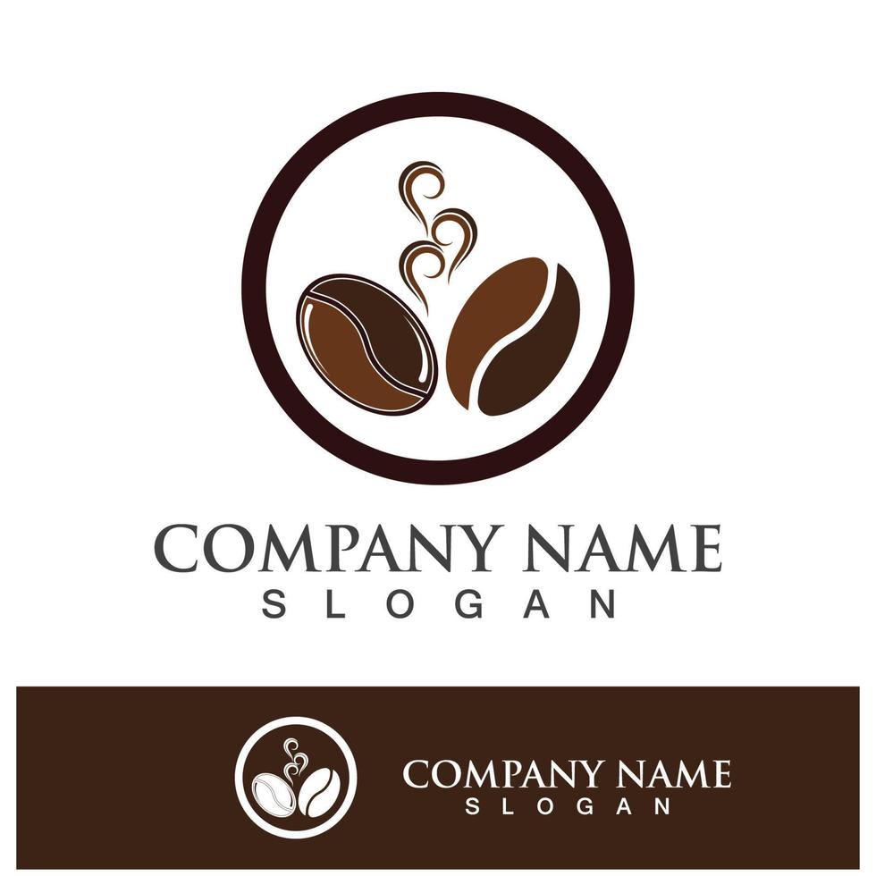 coffee bean icon vector