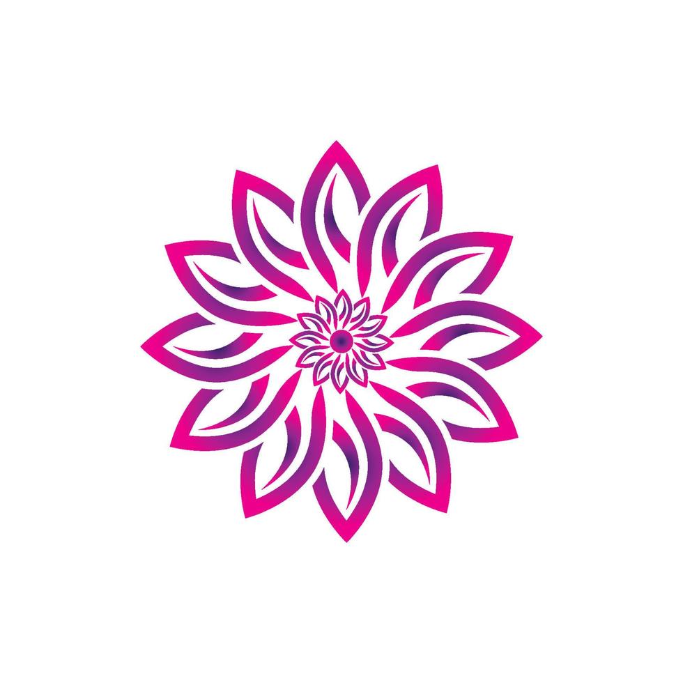 Flower vector icon design