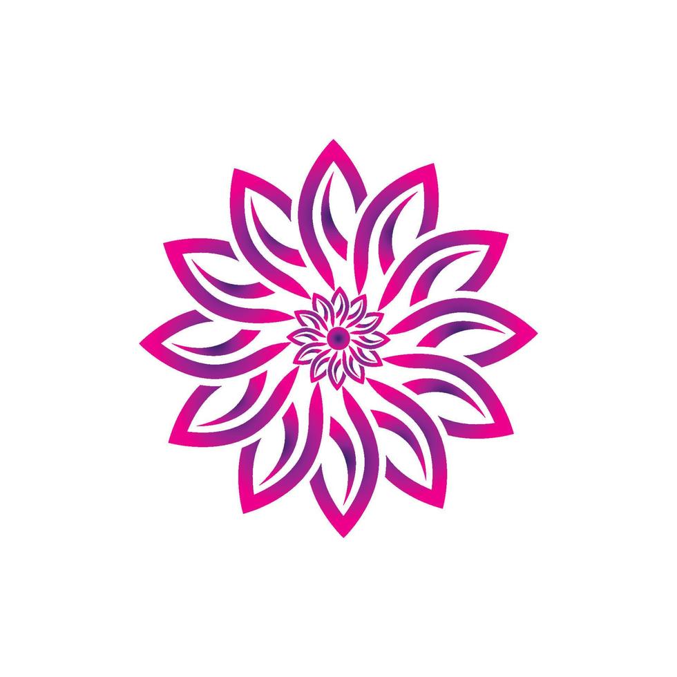 Flower vector icon design