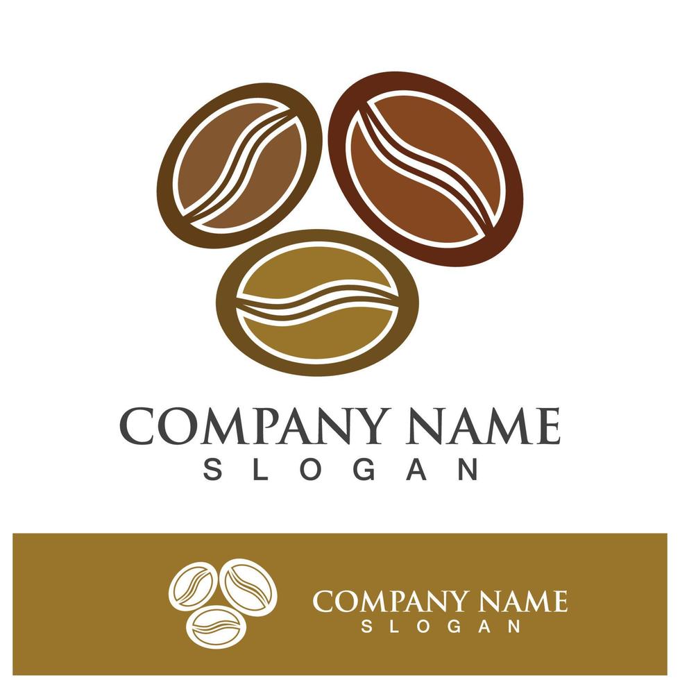 coffee bean icon vector