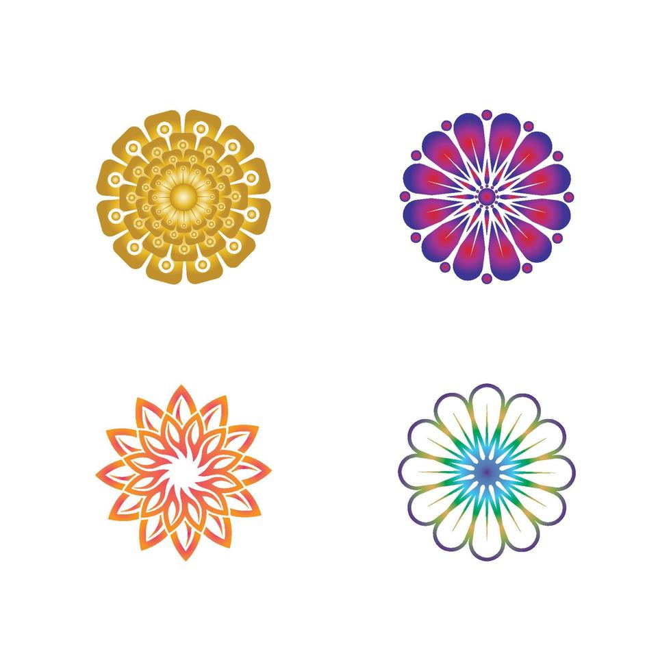 Flower vector icon design