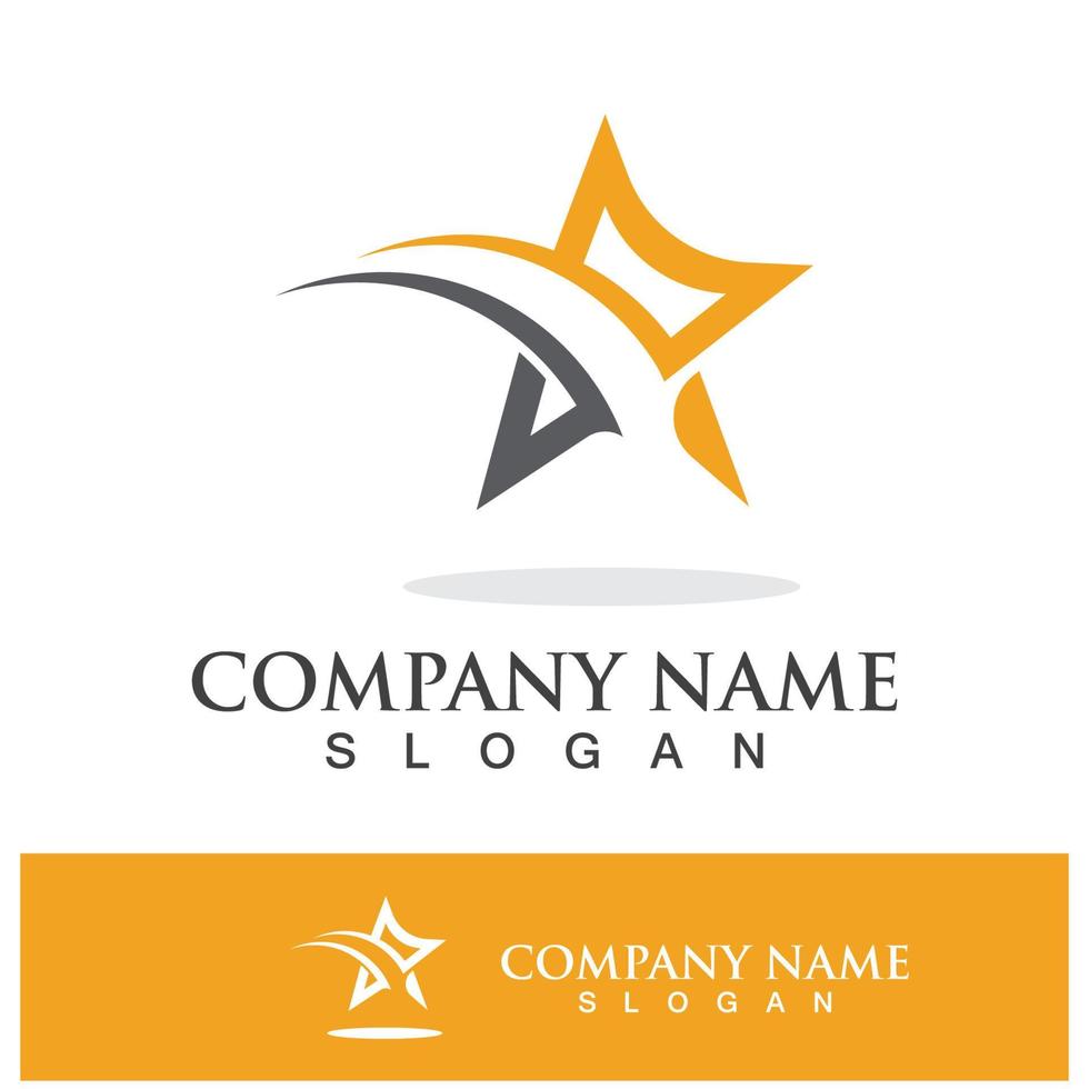 Star icon template design vector