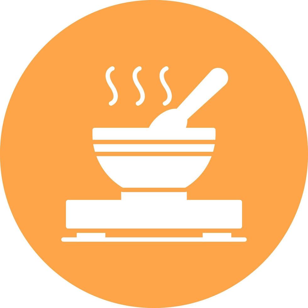 diseño de icono creativo de sopa caliente vector