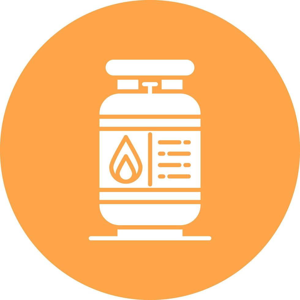 Gas Cilinder Creative Icon Design vector