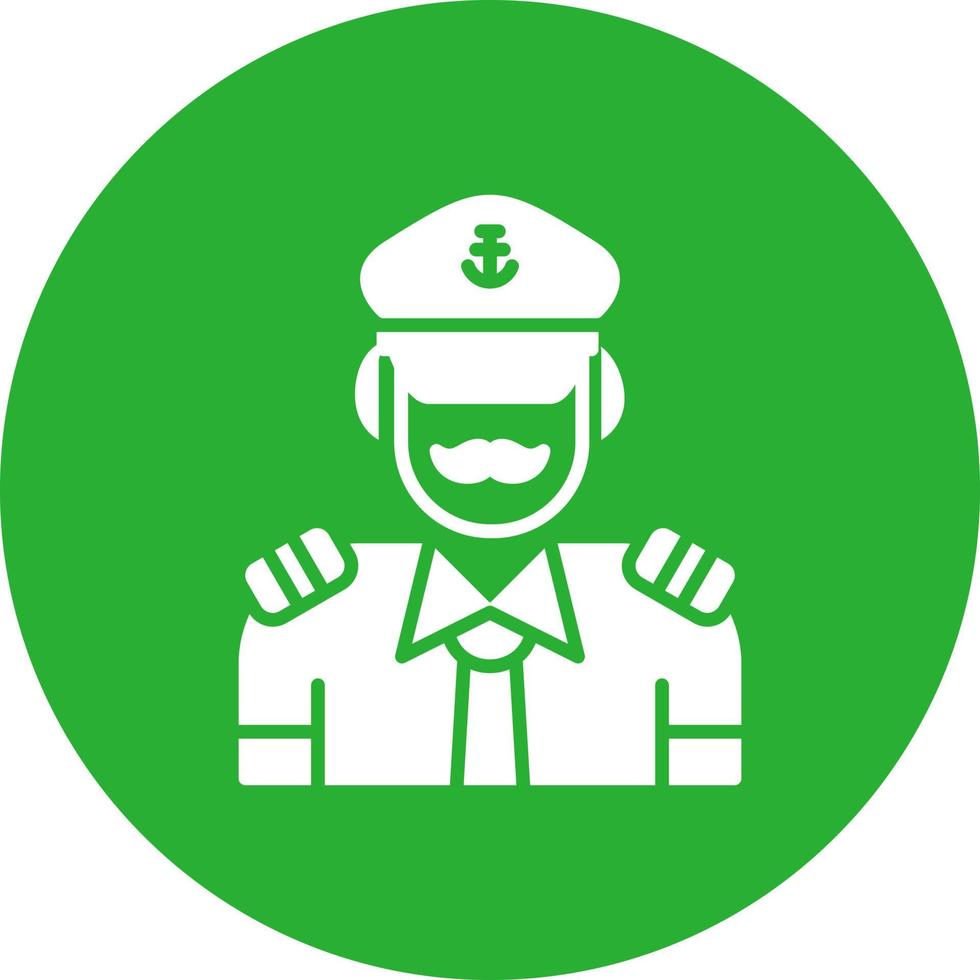 Captain Creative Icon Design vector