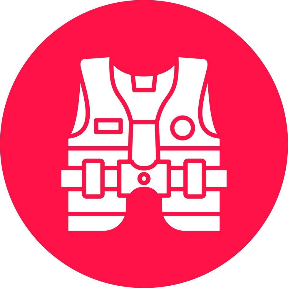 Life Jacket Creative Icon Design vector