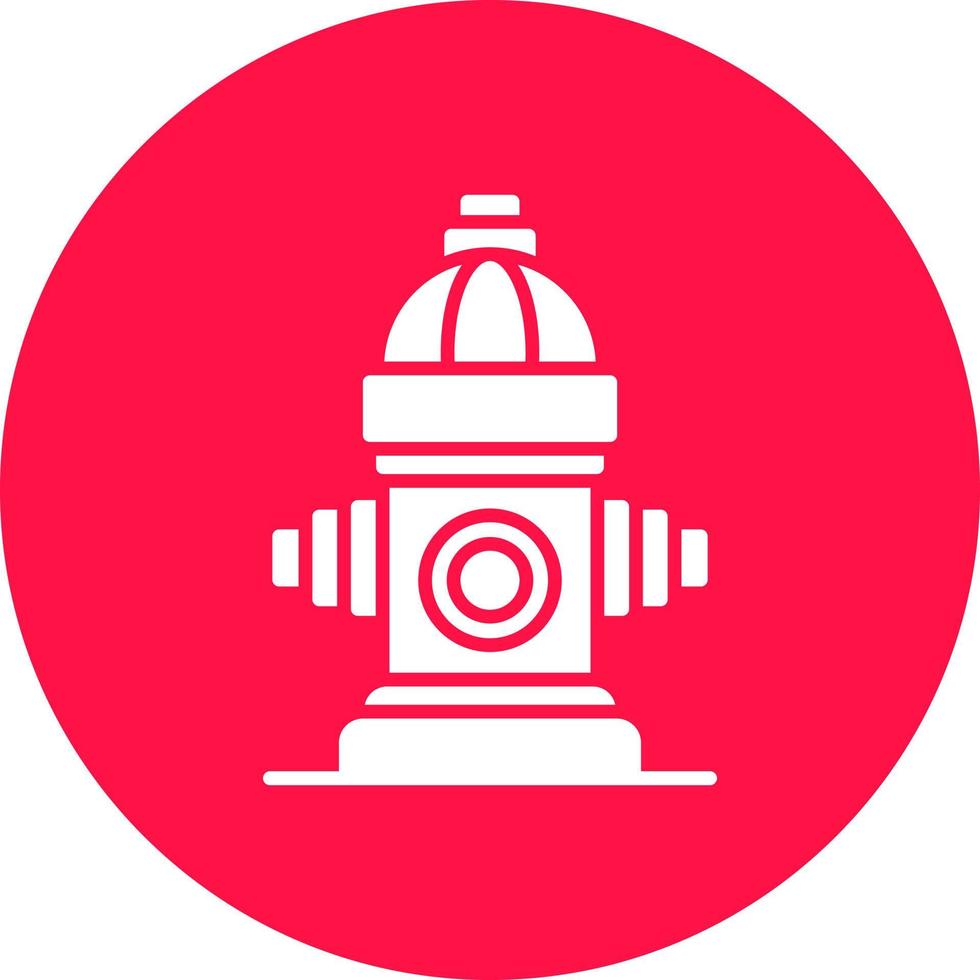 Fire Hydrant Creative Icon Design vector