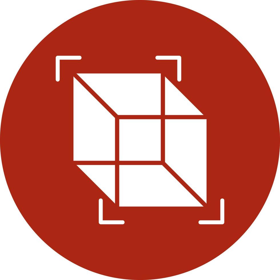 3d Cube Creative Icon Design vector
