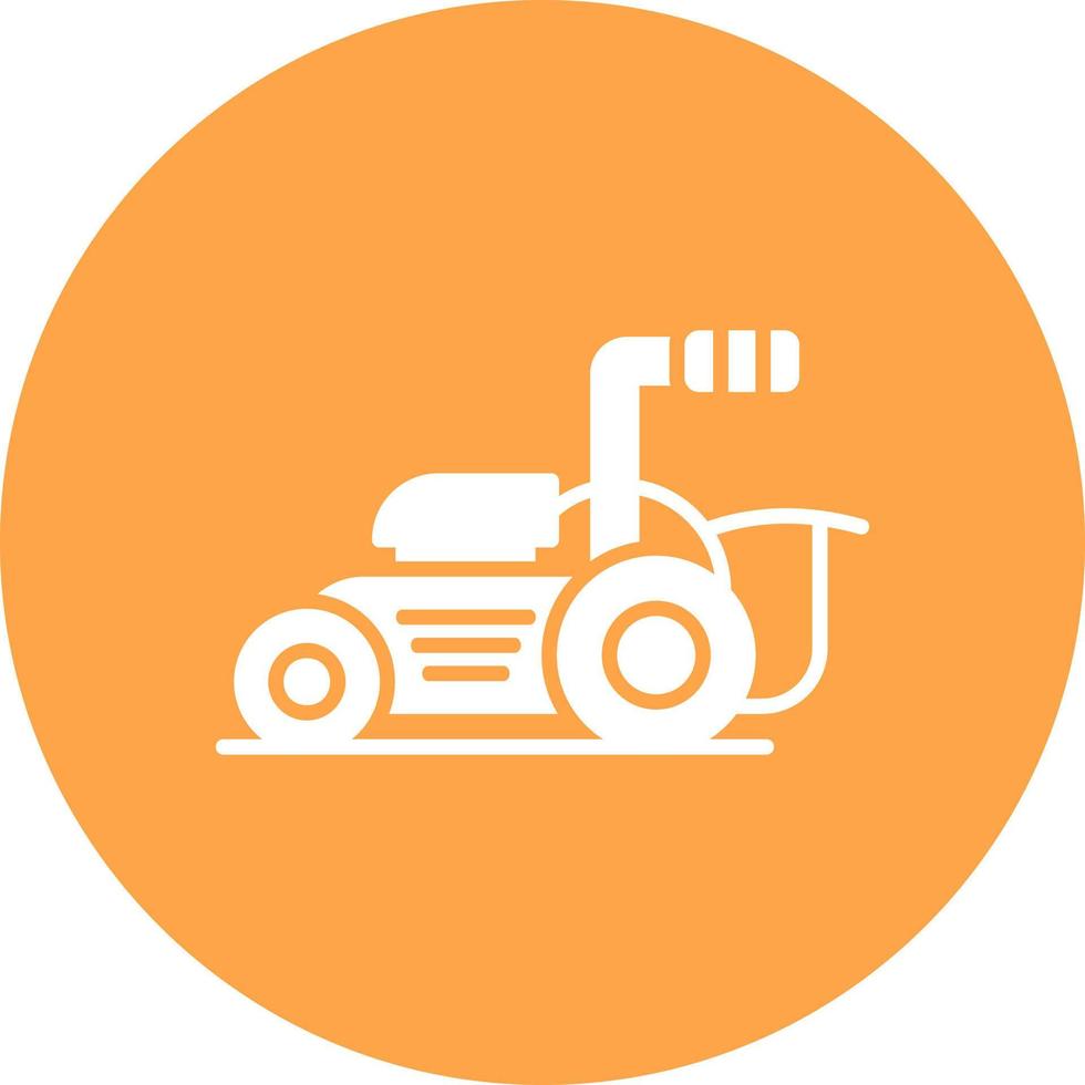 Lawnmower Creative Icon Design vector