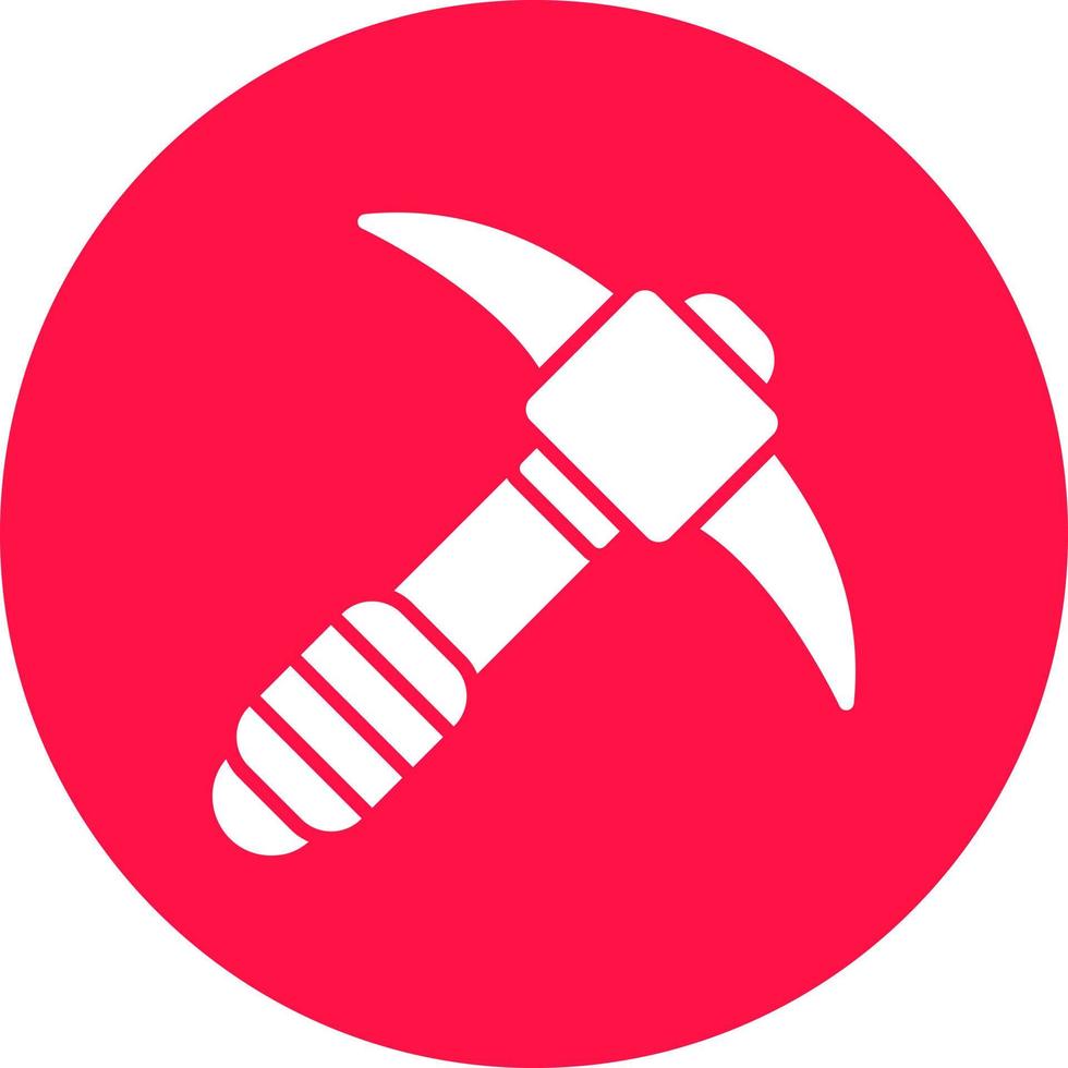 Pickaxe Creative Icon Design vector