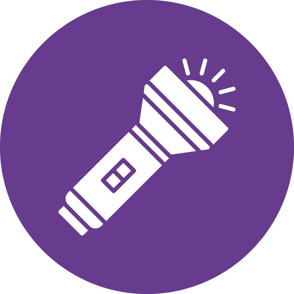 Flashlight Creative Icon Design vector