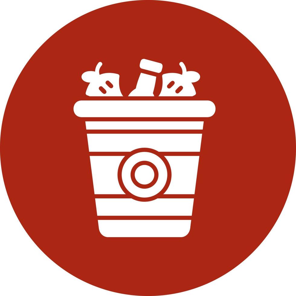 Waste Creative Icon Design vector