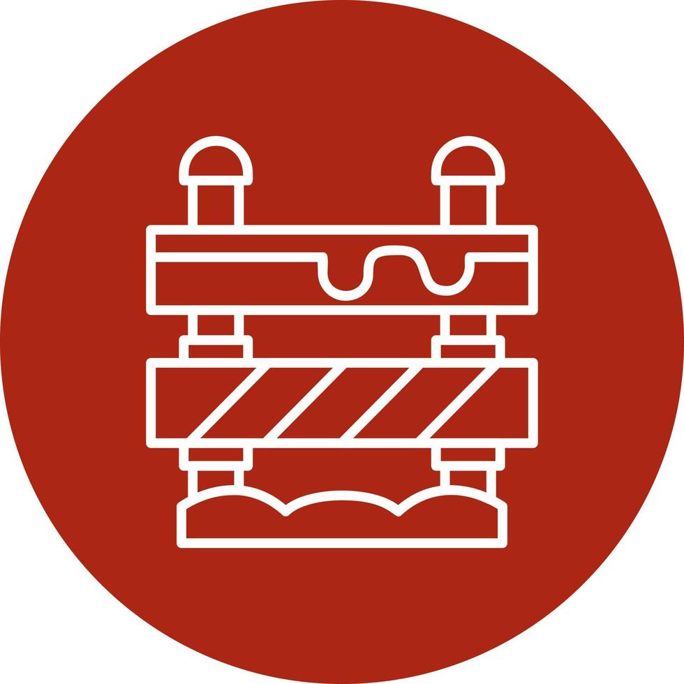 Road Block Creative Icon Design vector