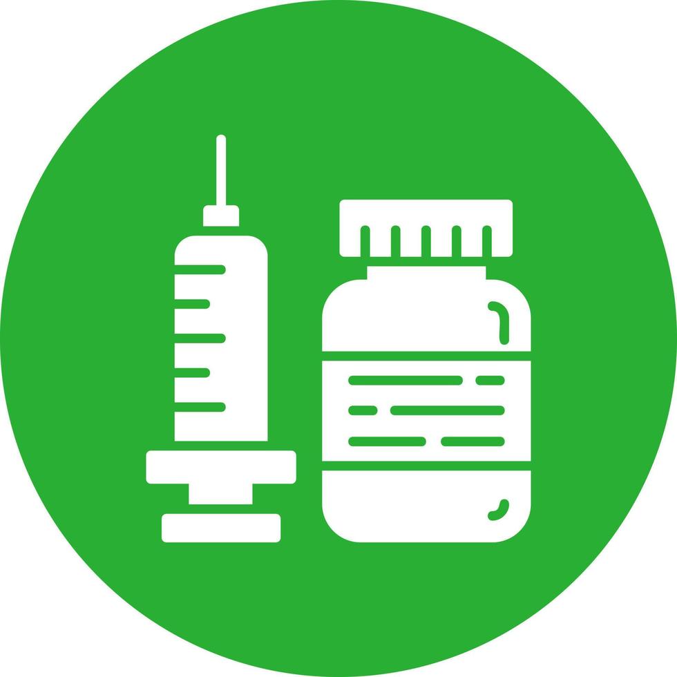 Vaccine Creative Icon Design vector