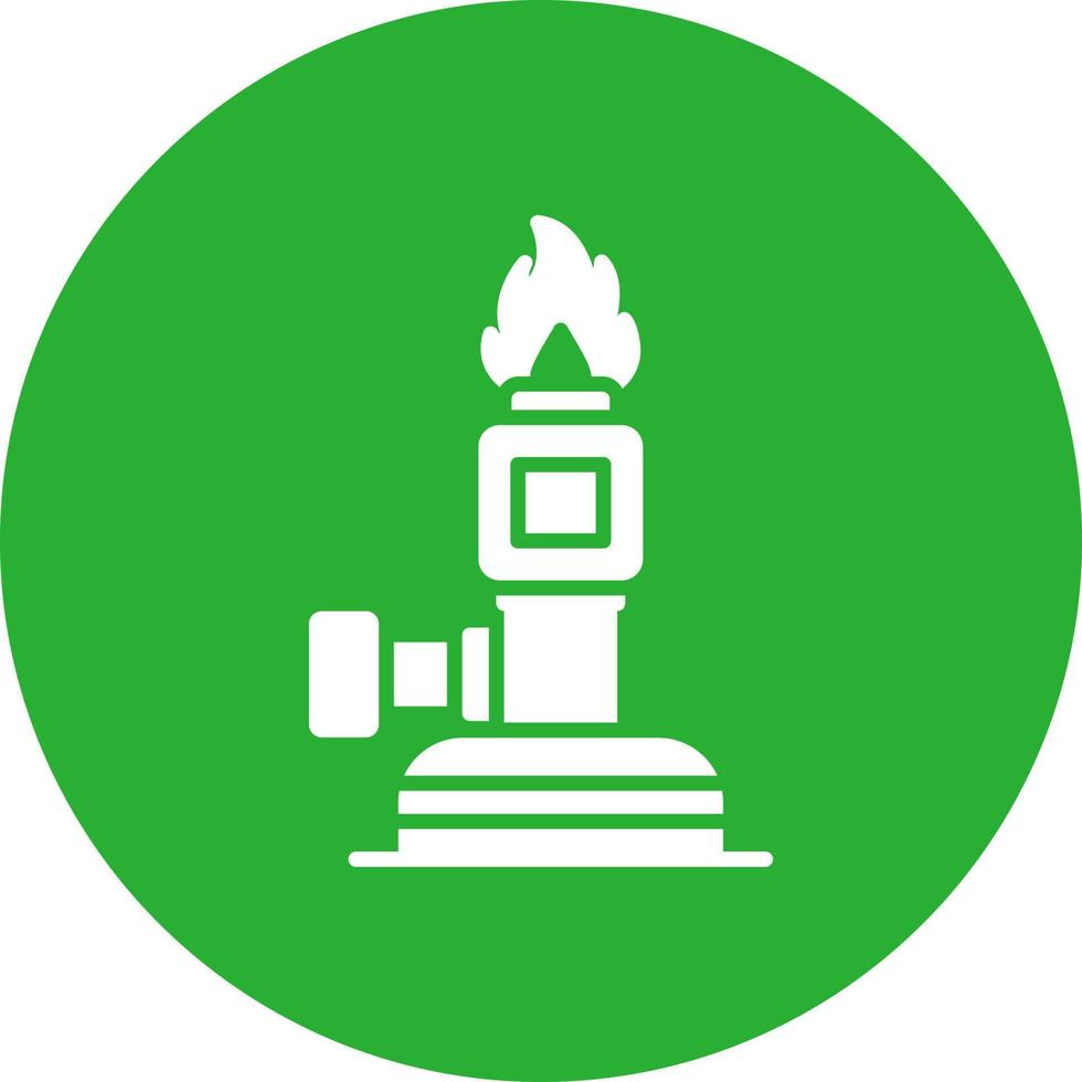 Bunsen Burner Creative Icon Design vector