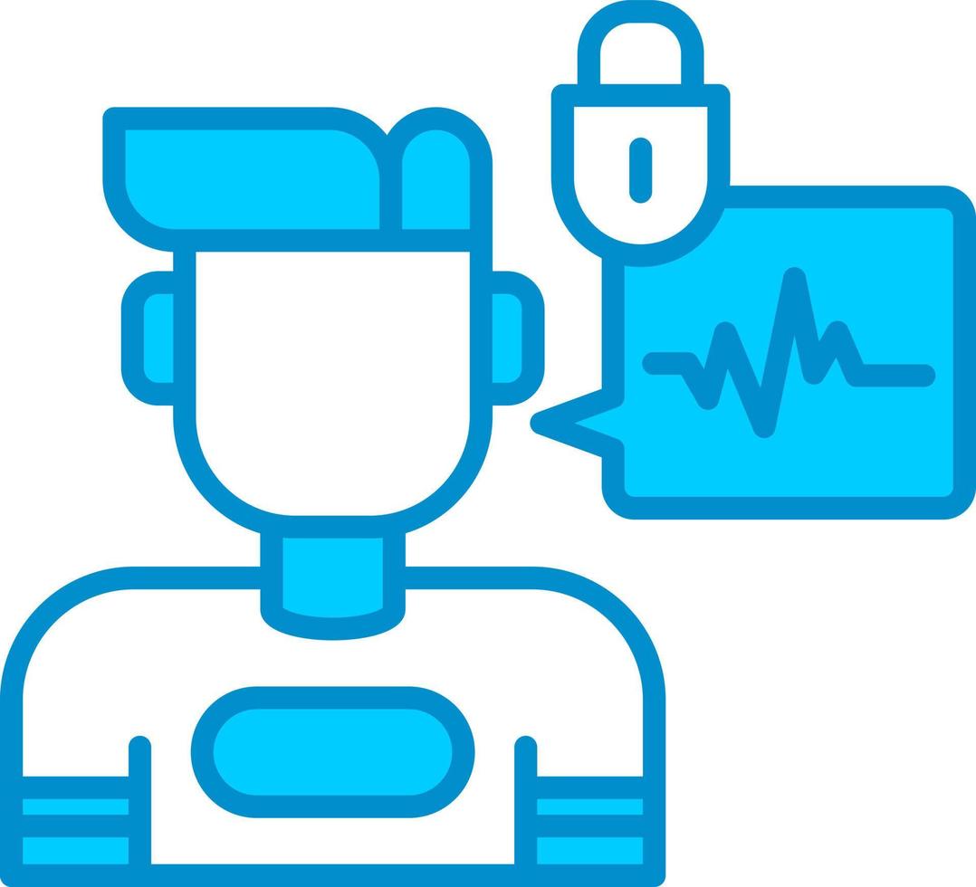 Biometric Creative Icon Design vector