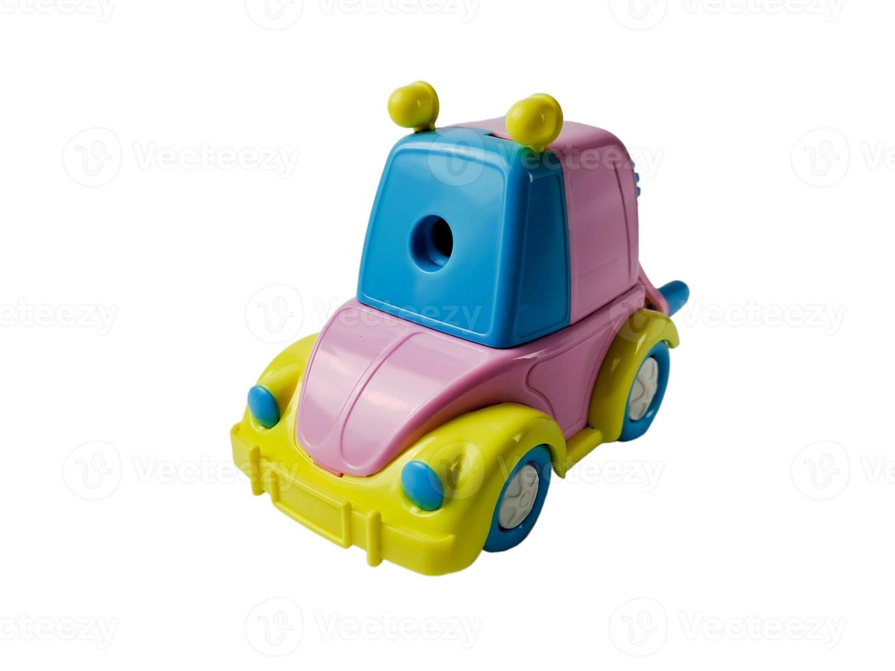 pencil sharpener model toy car colorful pastel photo