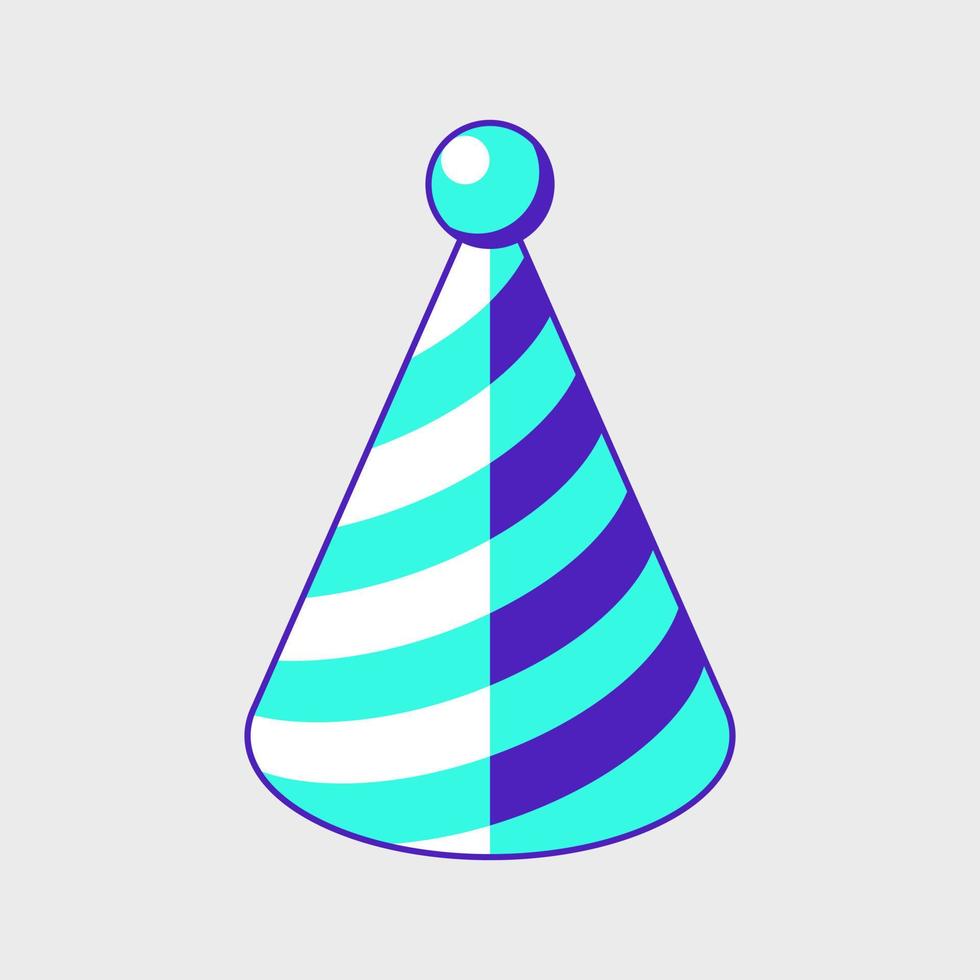 Party hat isometric vector icon illustration