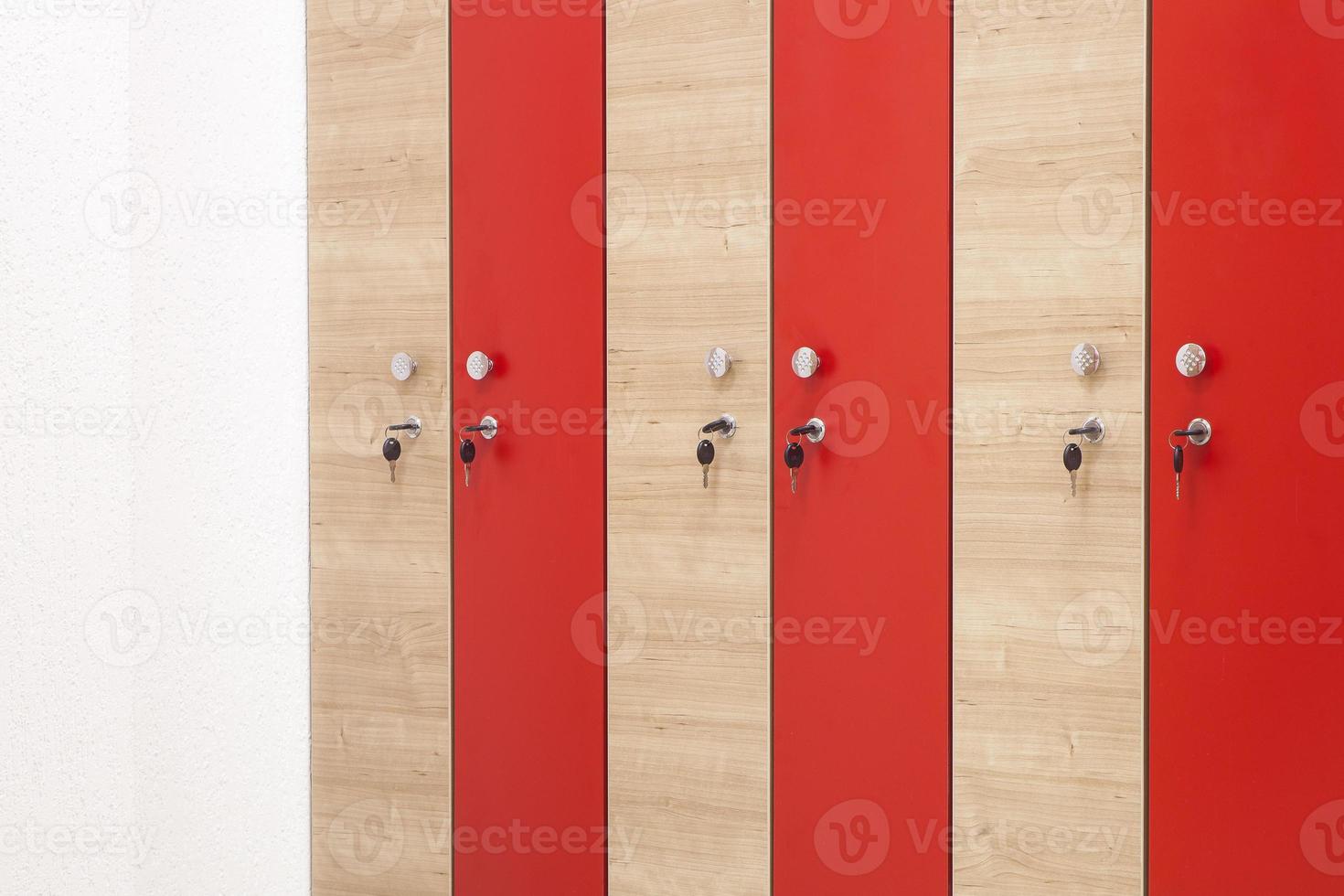 wardrobe with mettalic keys photo