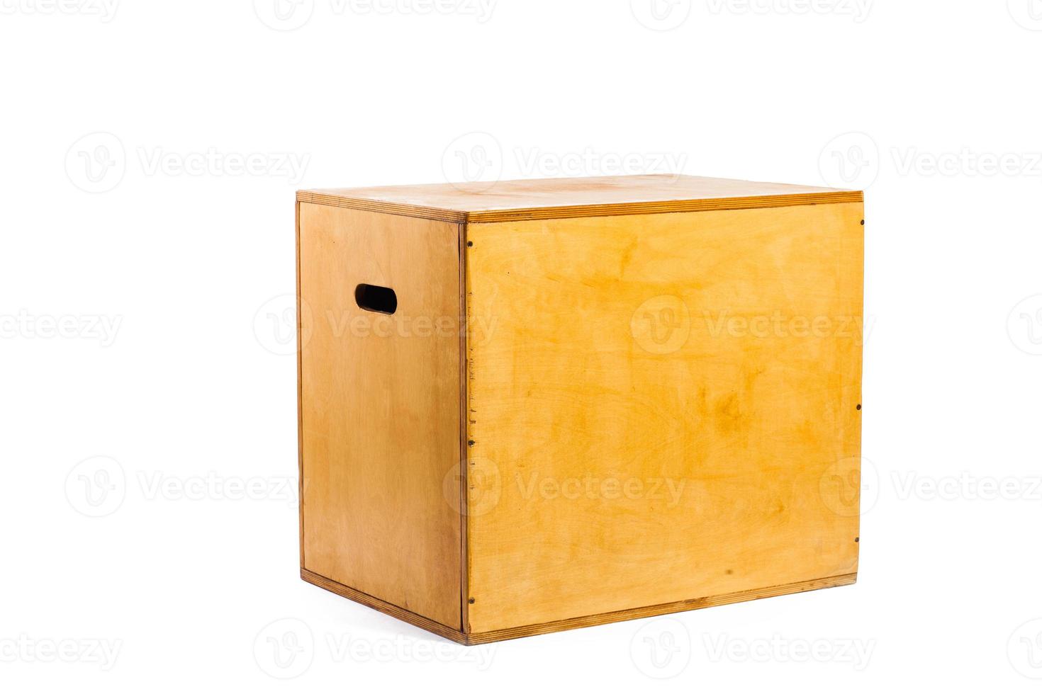 box on white isolated photo