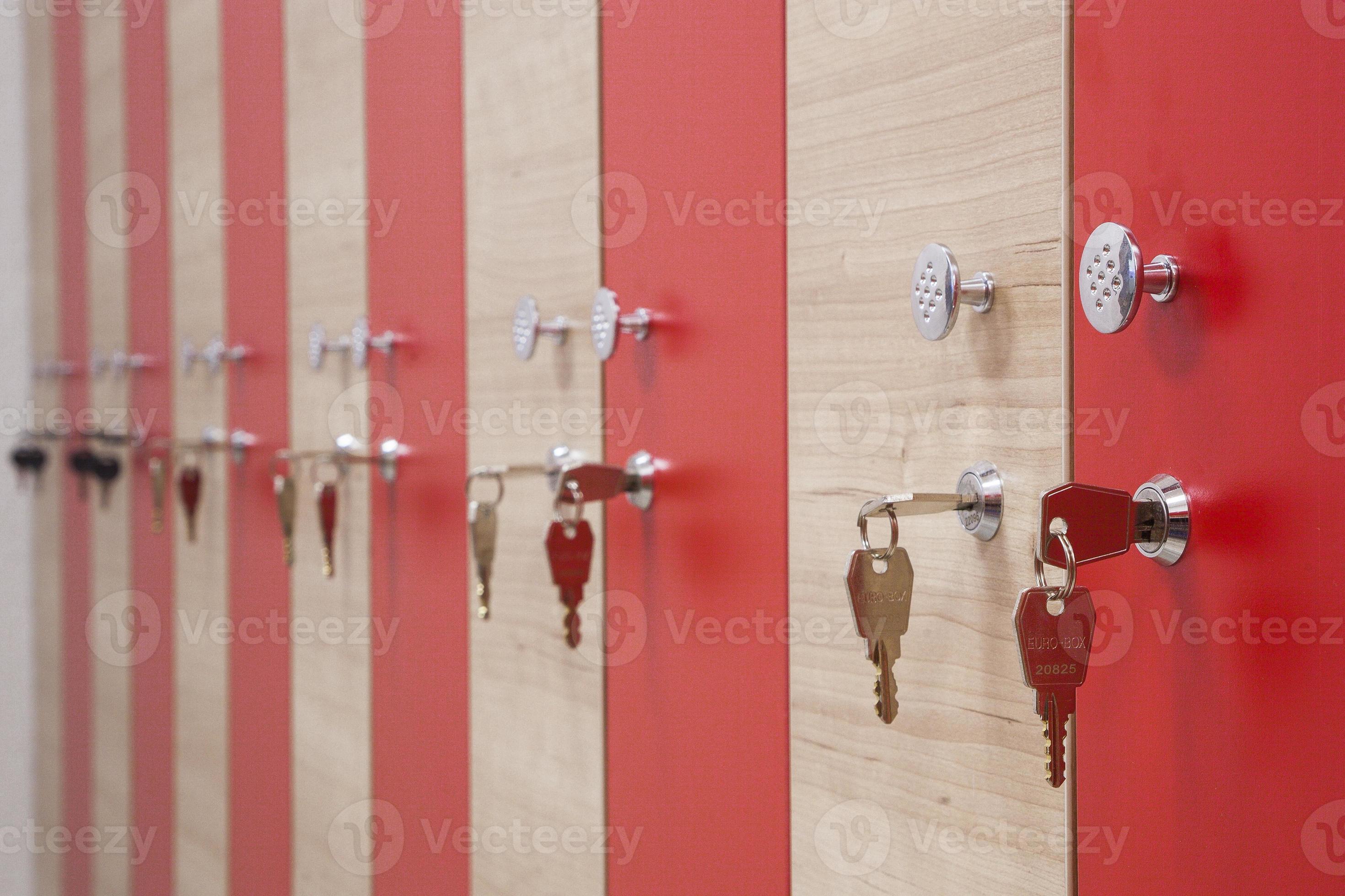 wardrobe with mettalic keys 15416473 Stock Photo at Vecteezy