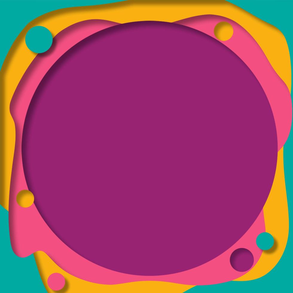 Social Media Post Template with copy space photo