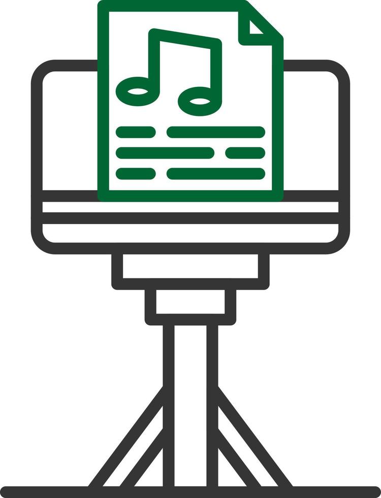 Music Stand Creative Icon Design vector
