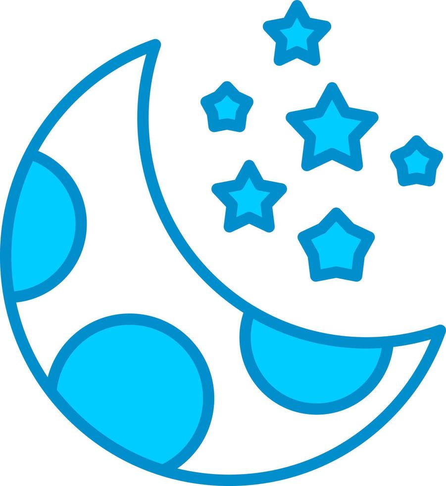 Moon Creative Icon Design vector