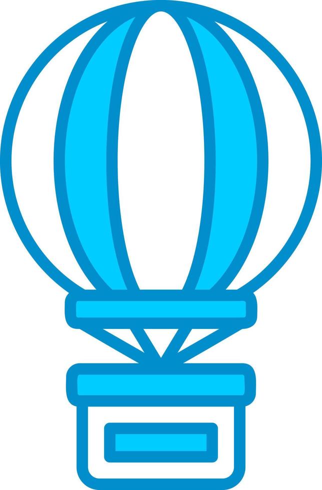 Hot Air Balloon Creative Icon Design vector