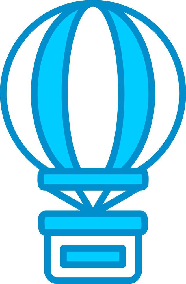 Hot Air Balloon Creative Icon Design vector