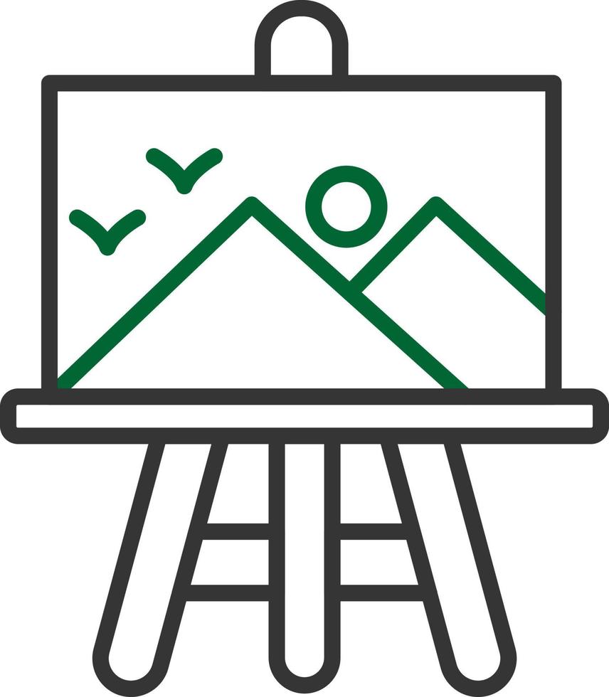 Canvas Creative Icon Design vector