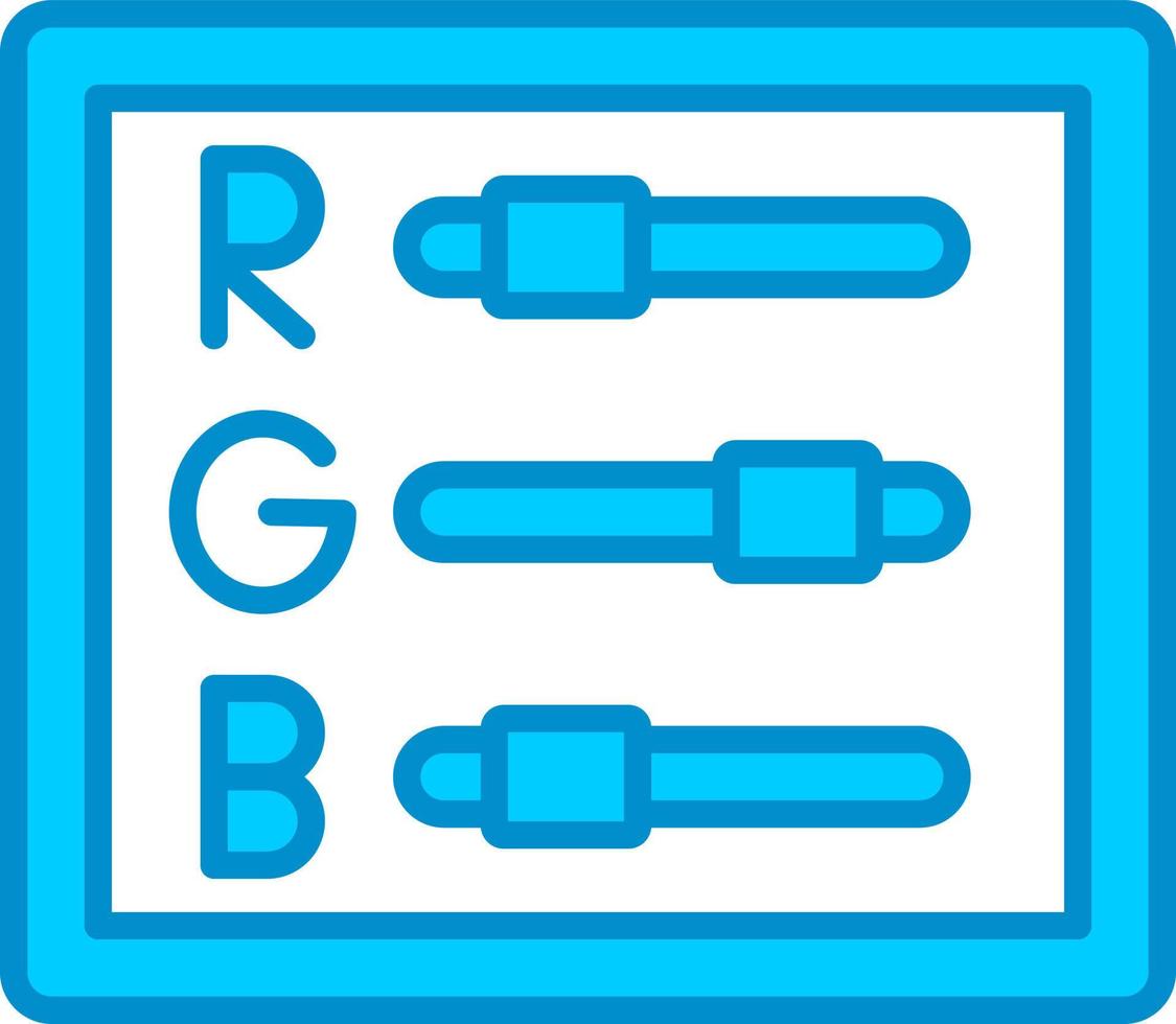 Rgb Creative Icon Design vector