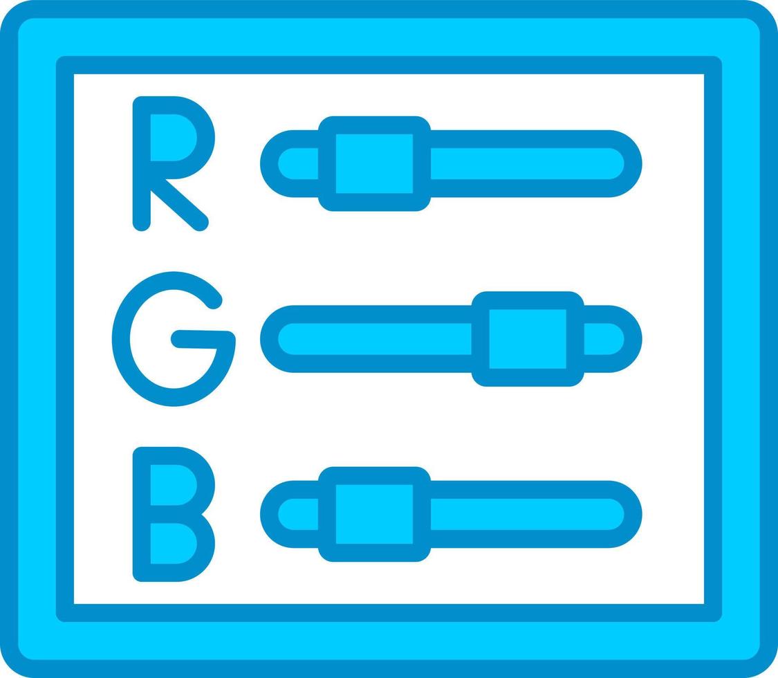 diseño de icono creativo rgb vector