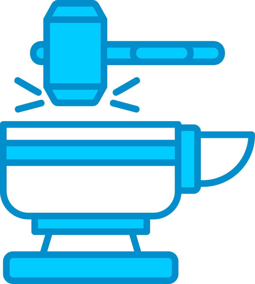 Blacksmith Creative Icon Design vector