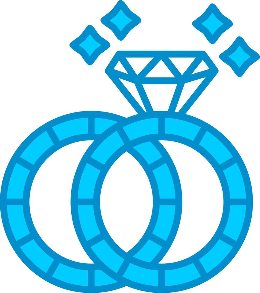 diseño de icono creativo de anillo vector