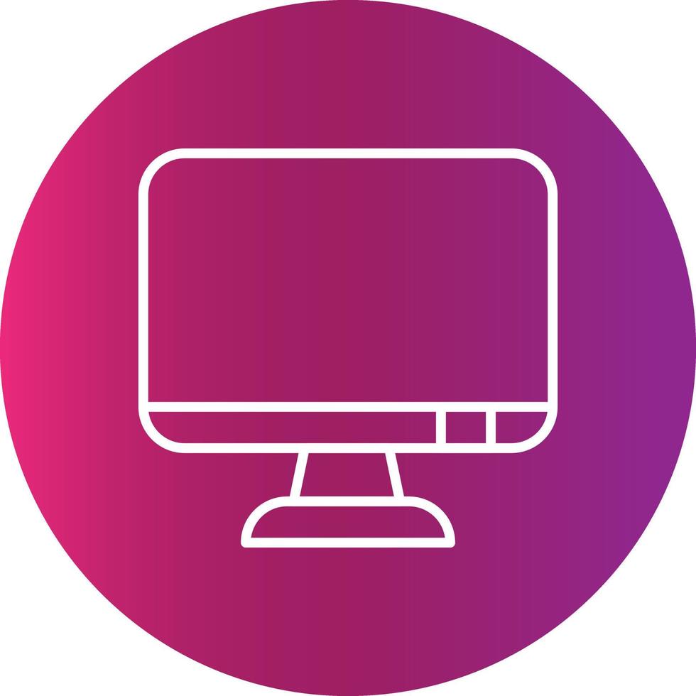 Monitor Creative Icon Design vector