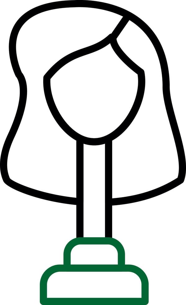 Wig Creative Icon Design vector