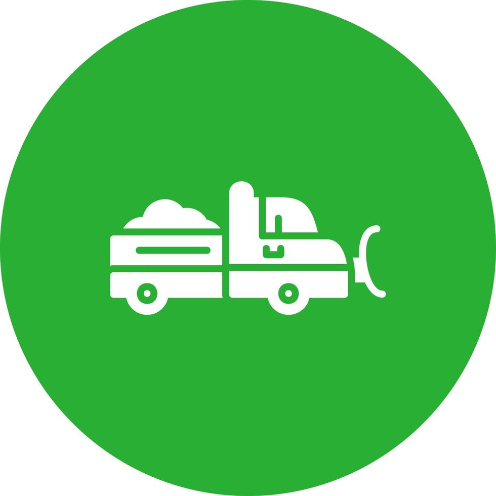 Snowplow Creative Icon Design vector