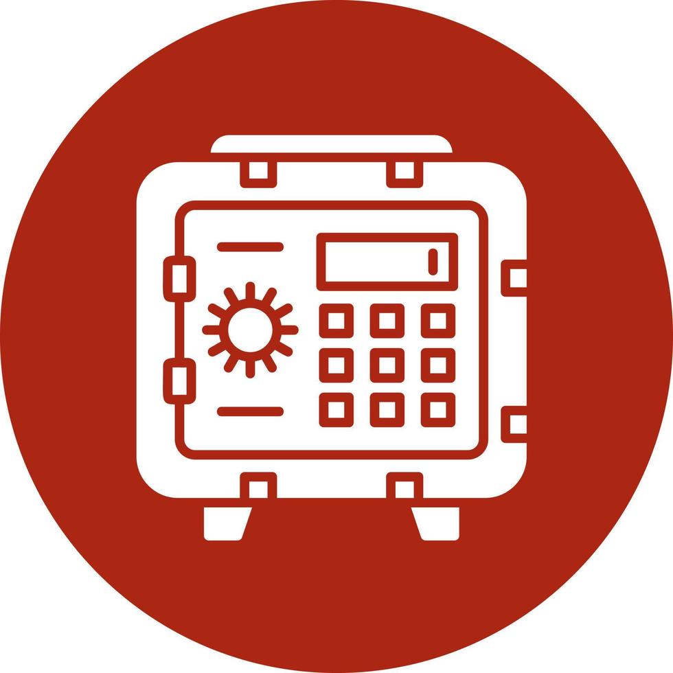 Safe Box Creative Icon Design vector