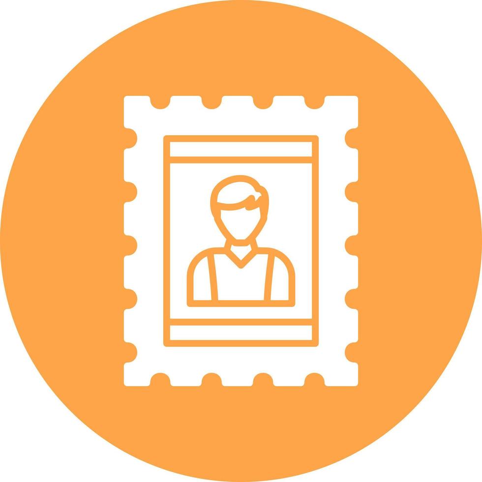Stamp picture Creative Icon Design vector