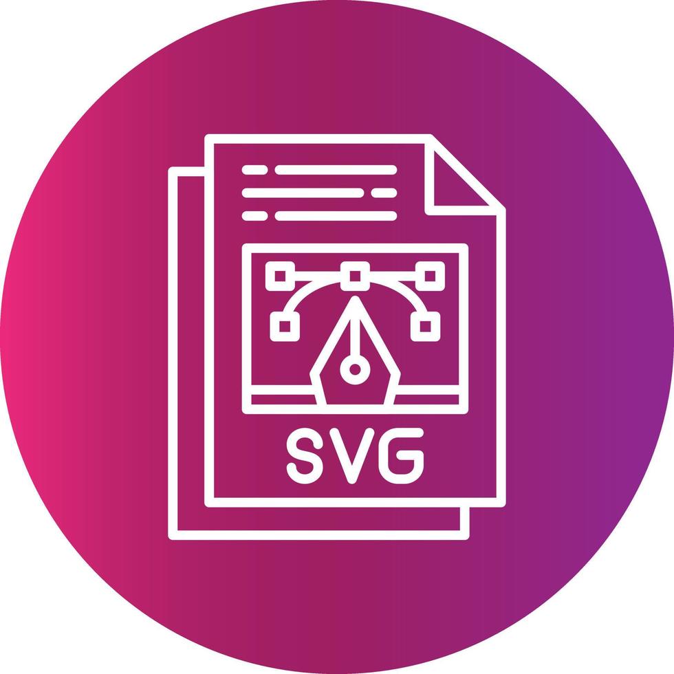 Svg File Creative Icon Design vector