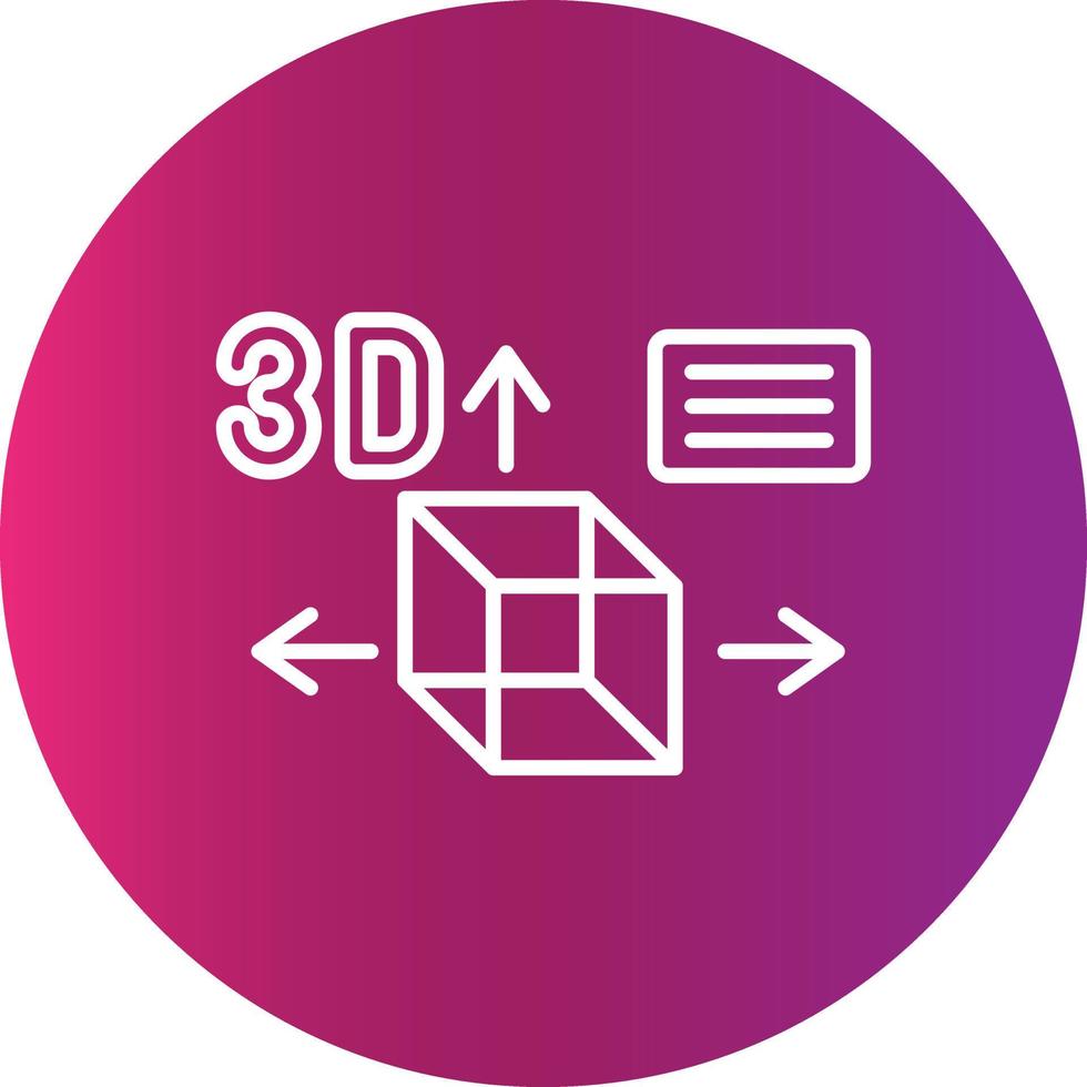 3D Design Creative Icon Design vector